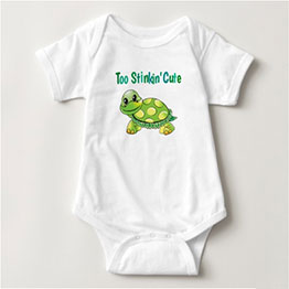 Spotted Turtle Baby Bodysuit